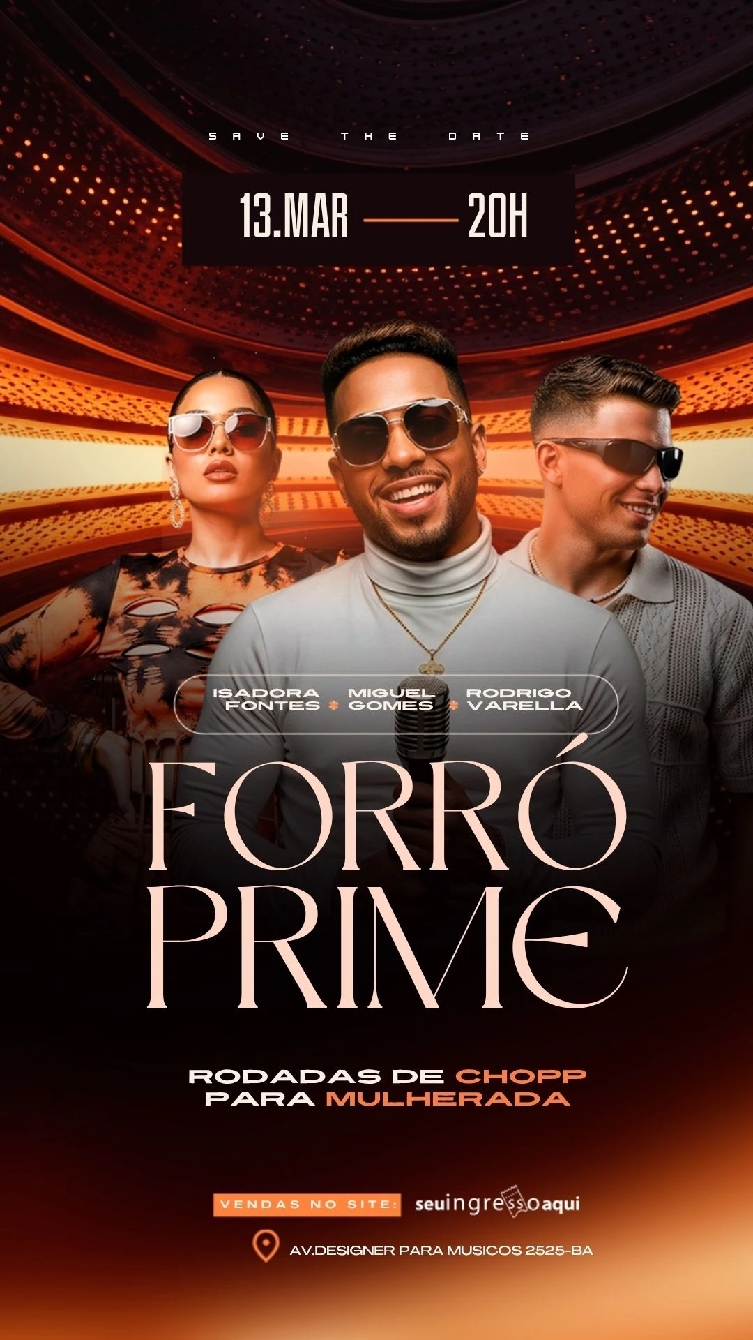Forró Prime 2.0 | Eventos | Arte para Músicos Editável no Canva | Story Forró Prime 2.0 | Eventos | Arte para Músicos Editável no Canva | Story